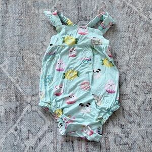 Posh peanut bubble romper size 6-12m